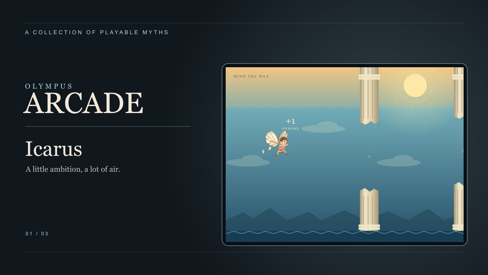 Olympus Arcade: Childhood Games, Reimagined — project view